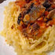 トマトと燻製魚のパスタ