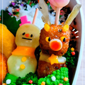 【クリスマス弁当】「トナカイ鶏つくね串」の作り方・レシピ by kotorikoさん