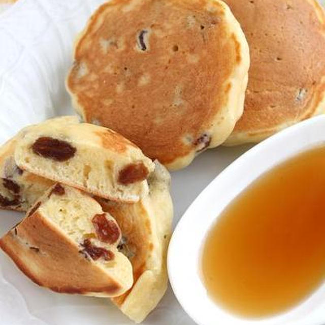 ぷっくりヨーグルトレーズンでパンケーキ By お美津さん レシピブログ 料理ブログのレシピ満載
