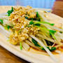 豆苗もやし炒め☆香味ダレ