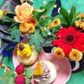 花と料理で楽しむハッピーハロウィン ☆モンブラン風スコーン