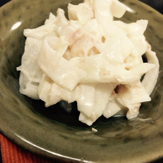 大根とシーチキンのサラダ By Fu Moさん レシピブログ 料理ブログのレシピ満載