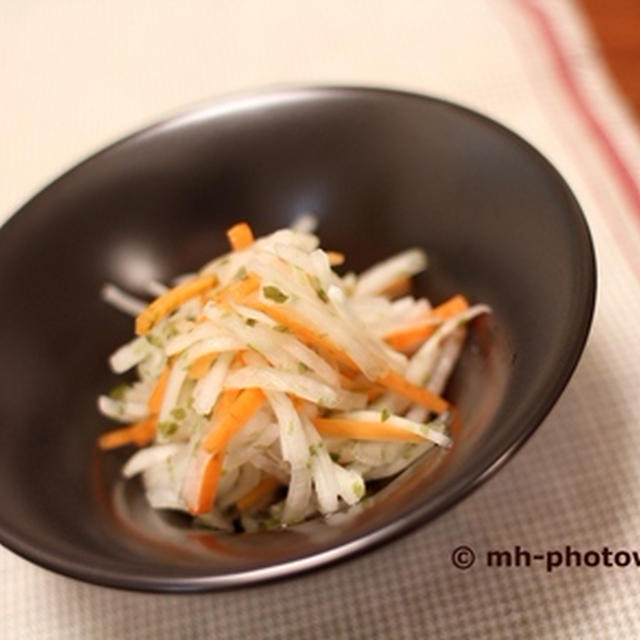 紅白酢の物 白だし青のり風味