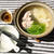 辛胡麻タレと水菜で、しゃぶしゃぶ