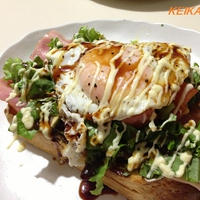 「BLT＆月見トースト」照り焼きマヨネーズ