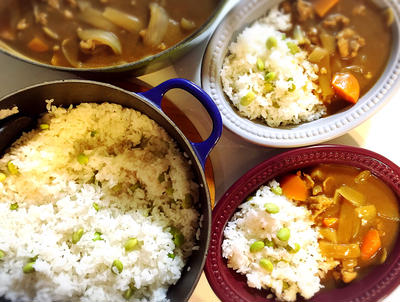 冷凍食品で簡単 枝豆ご飯を作ろう