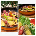 野菜一杯♪♪豚肉と秋野菜のギュウギュウ詰めグリル焼きとペイザンヌサラダで夕食です!! by pentaさん