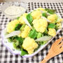 味噌と粒マスタードも入っているの!?豆乳ドレッシングdeカリフラワーとゴボウのサラダ