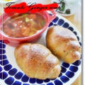 オリーブオイルdeロールパン＆トマトスープ by hitomiさん