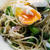藤の花とアンチョビとお野菜いっぱいパスタ