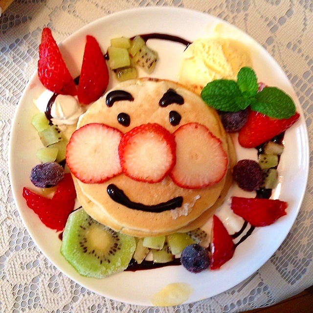 アンパンマンのパンケーキ By かんきちさん レシピブログ 料理ブログのレシピ満載
