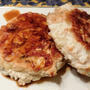焼き鳥のたれで鶏つくねバーグと中華風味の副菜セット