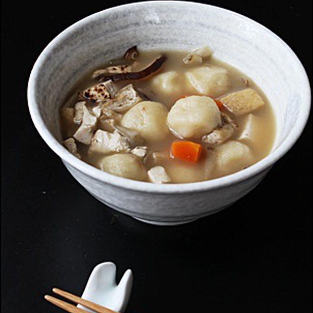 じぇじぇ！の美味しさ　岩手県慈の郷土料理「まめぶ汁」