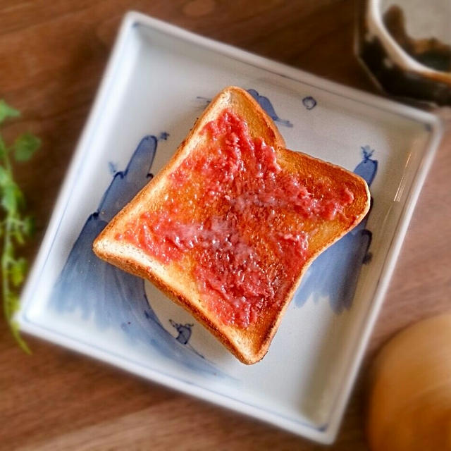 梅バタートースト By 古尾谷 りかこさん レシピブログ 料理ブログのレシピ満載