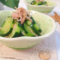定番がウマイ！！キュウリとツナのレモンポン酢和え