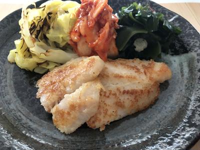 パンガシウスの簡単パラパラチーズのムニエル