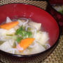 白だしでさっぱり！たっぷり根菜汁(^^♪
