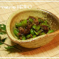 家の中で見つけた虫＆本日のパフェ　～レシピは京野菜『伏見唐辛子の佃煮』です～