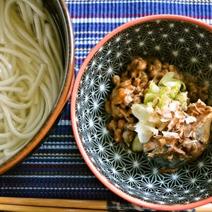 山形名物 ひっぱりうどん 納豆とさば缶でおいしい朝うどん 印刷用 By Little Darling さん レシピブログ 料理ブログのレシピ満載