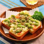 枝豆ポテサラトースト (レシピ)