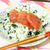 春菊とシラスご飯の漬けマグロのせ