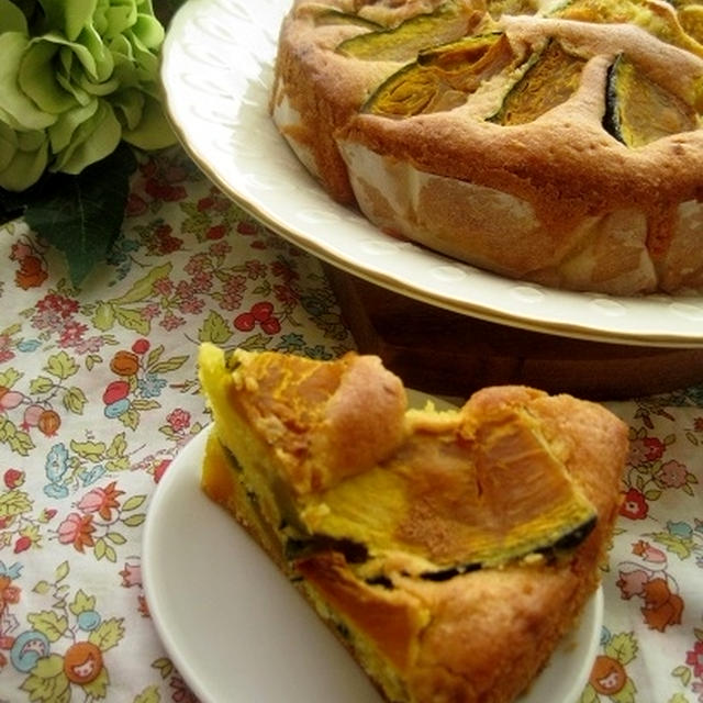南瓜の焼きケーキ（バターなし）