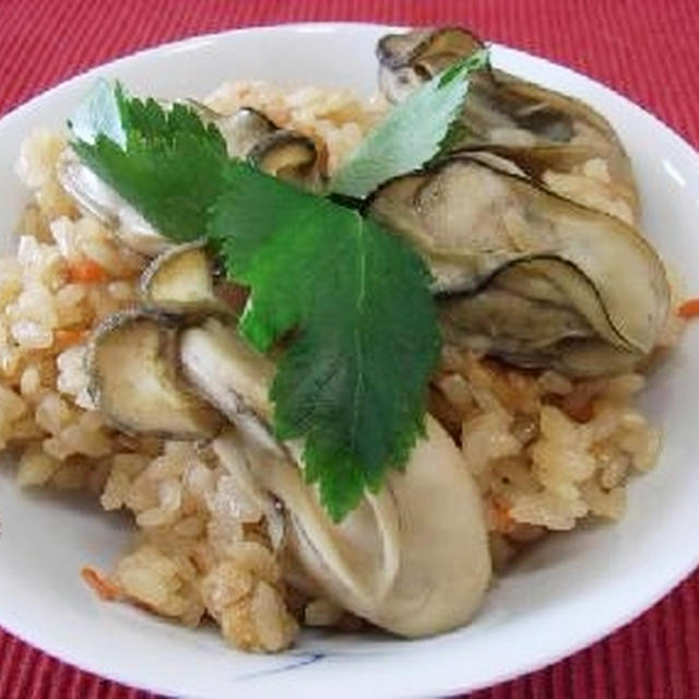 ご飯 レシピ 牡蠣 牡蠣（かき）の炊き込みご飯のレシピ/作り方：白ごはん.com