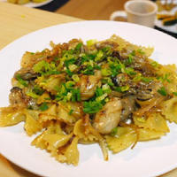 牡蠣バターのパスタ
