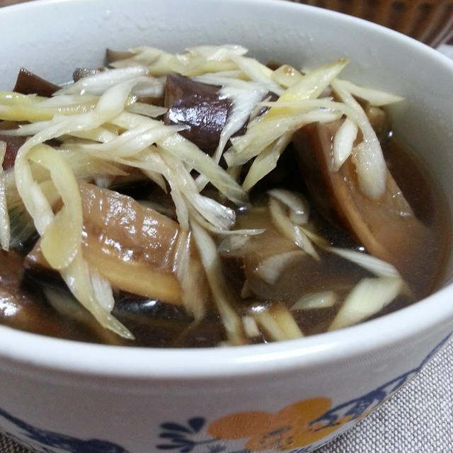 ささっと作って冷やすだけ♪茄子の揚げ浸し風