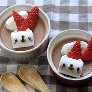 マシュマロチョコプリン