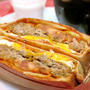 ホットサンドメーカーお手軽レシピ！「手作りハンバーグのホットサンド」