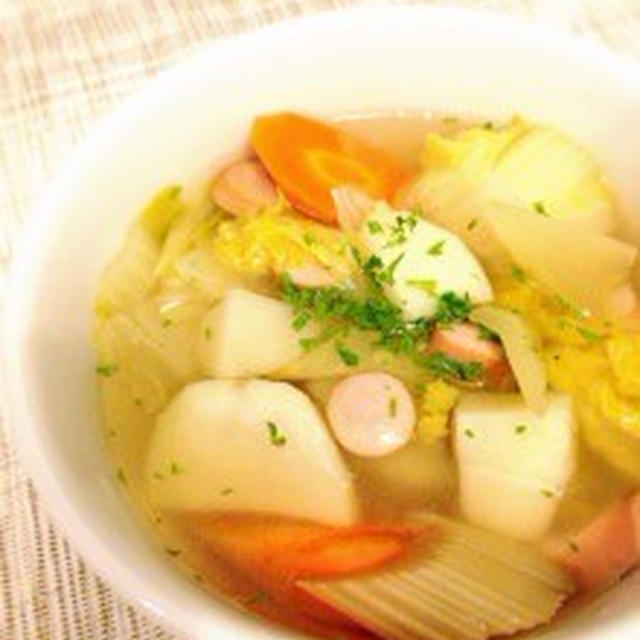 コンソメ スープ レシピ