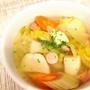 野菜たっぷりシンプル絶品コンソメスープ