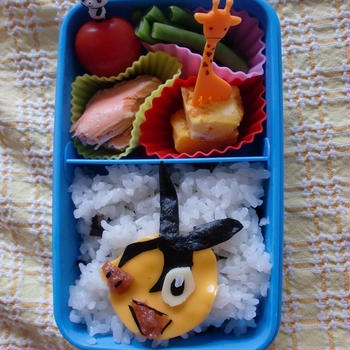 ポケモンシリーズ、ツタージャのキャラ弁