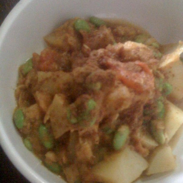 パキスタン枝豆curry