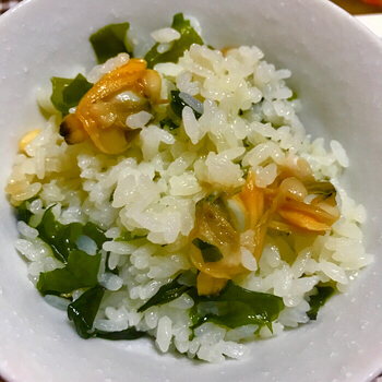 あさりわかめご飯