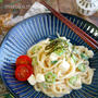 豆乳と麺つゆで簡単！わさびが効いた♥オクラの冷製うどん