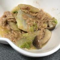 白菜とツナのポン酢和え