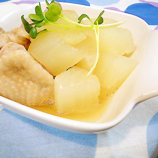 大根と鶏肉の和風だしの素だけで簡単煮物 By Machiさん レシピブログ 料理ブログのレシピ満載
