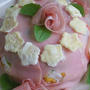 お姫様気分♪ ピンクの可愛い「薔薇のケーキ寿し☆」