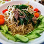 干し野菜で漬物 ～ ライスラーメンで冷やし中華