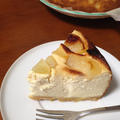 桃のヨーグルトチーズケーキ
