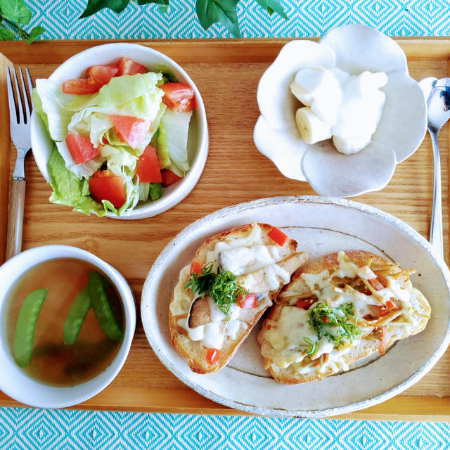 お腹目覚める トースト朝ごはん By Oriental Mamaさん レシピブログ 料理ブログのレシピ満載