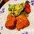 レンジで便利な「シャウエッセン」♪ 　Fried Fish & Salad