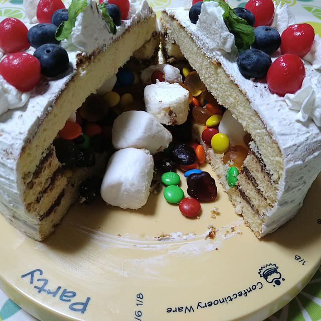 サプライズボックスケーキ By 笑い飯さん レシピブログ 料理ブログのレシピ満載