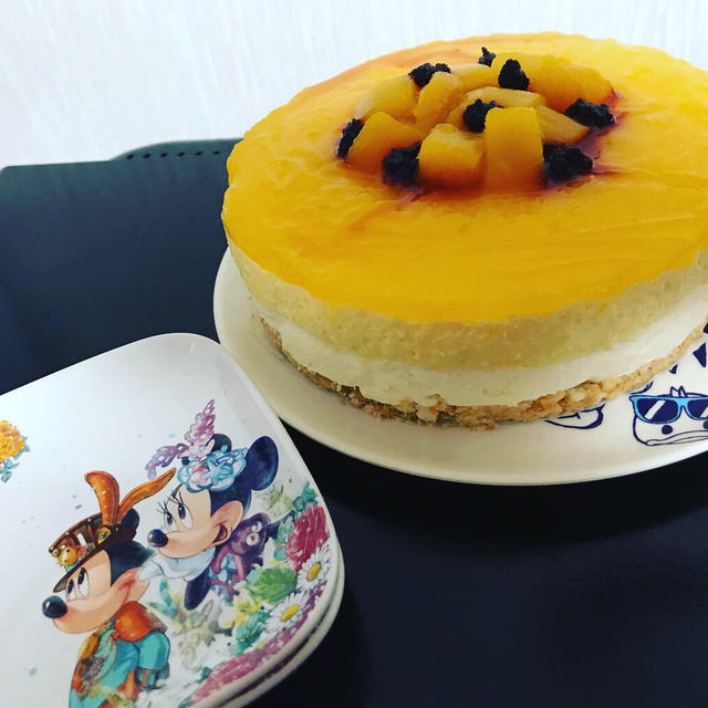 マンゴーチーズケーキ By ゆかちんさん レシピブログ 料理ブログのレシピ満載