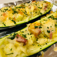 ズッキーニのスパイシーチーズ焼き♪～スパイスアンバサダー～