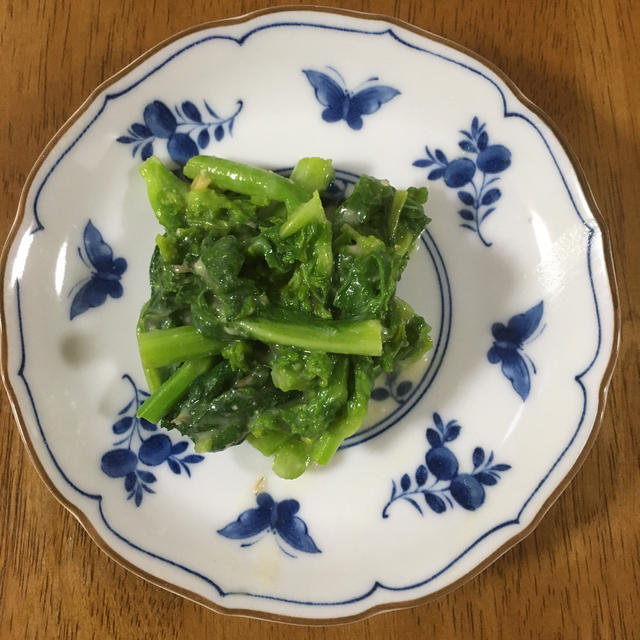 菜の花の辛子酢味噌和え By ななちゃんﾏﾏさん レシピブログ 料理ブログのレシピ満載