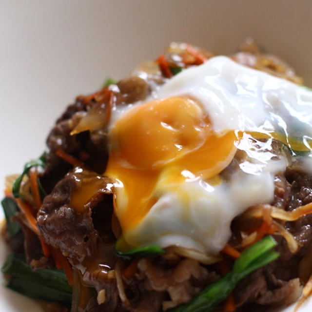 韓国風すき焼き丼