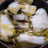 白菜の塩コンブ浅漬け＆それを使った一品＆にゅう麺♪